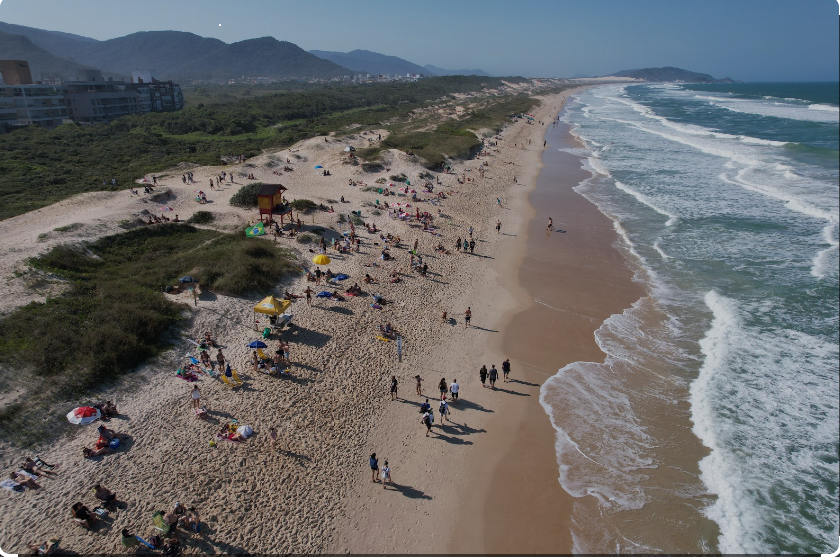 foto da praia do campeche